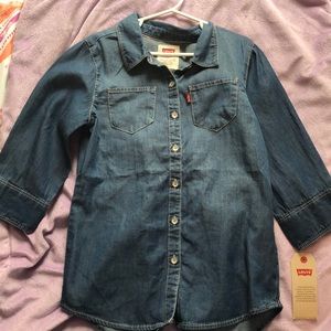 Levi’s girls lightweight denim shirt